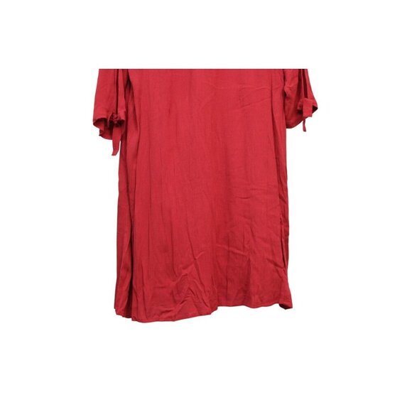 NWT Soft Surroundings Hera Dress Large Lined Cardinal 3/4 Sleeve Pockets Boho - Picture 9 of 12
